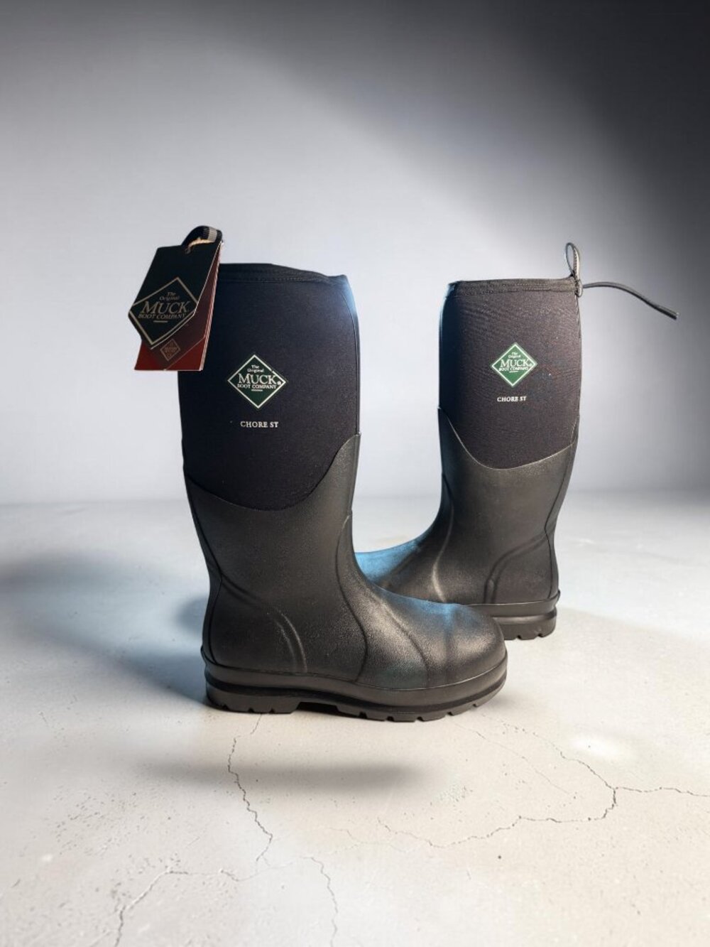 Muck Chore Classic Steel Toe Waterproof Boots Men’s 9 NWT Rubber Work Boots